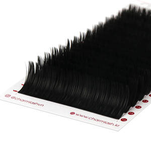 Extensión Individual de pestañas planas súper ligeras, rizo BC negro súper mate, etiqueta privada personalizada, extensión de pestañas al por mayor - Product Image 1