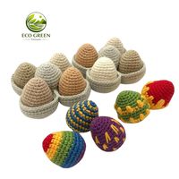 Balles de jonglage personnalisées en couleur et en taille, faites à la main au crochet, en coton doux, en peluche, jouet pour enfants et adultes, anti-stress, amigurumi, sport