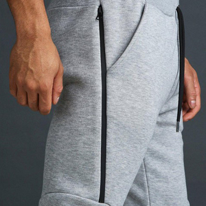 กางเกงออกกำลังกายเล่นเหงื่อผู้ชาย,กางเกงวิ่งเล่นกีฬากางเกงวิ่งสไตล์สตรีทแวร์พิมพ์ลายแบบลำลองสไตล์ผ้าฝ้ายพิมพ์ลายโลโก้ได้ตามต้องการ - Product Image 6