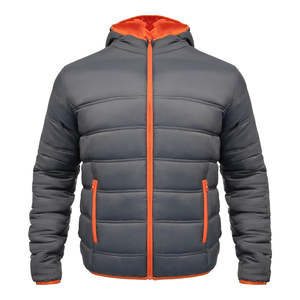 Chaqueta acolchada cálida de invierno personalizada de estilo premium a la moda, chaqueta acolchada para hombre con capucha - Product Image 1