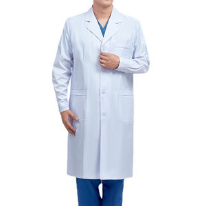Venta al por mayor de alta calidad Hospital Medical Lab Doctor Coats chaqueta uniforme para médicos masculinos Scrub enfermera hombres algodón para Unisex - Product Image 1
