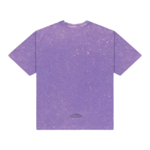 เสื้อยืดผู้ชายผ้าฝ้าย 100% ทรงหลวม สไตล์วินเทจ ลวดลายลาเวนเดอร์ ผ้าถักแบบซักแล้ว ใส่สบาย ระบายอากาศดี สไตล์ลำลอง สตรีทแวร์  รักษ์โลก - Product Image 3