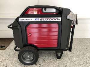 เครื่องกำเนิดไฟฟ้าอินเวอร์เตอร์แบบเงียบ EU7000iS EU7000iSAT1 คุณภาพสูง กำลังไฟ 7000 วัตต์ 120/240V สตาร์ทอัตโนมัติ - Product Image 2