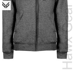 Sweats à capuche légers à séchage rapide pour hommes Design d'impression de mode Utilisation extérieure Tissu polaire Approvisionnement en gros ODM pour la saison d'hiver - Product Image 5