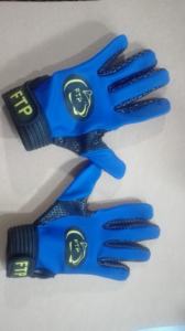 Men's Custom Gaelic <b>Football</b> Gloves Spandex Latex Anti-Slip Grip Full Finger Adjustable Wrist Strap Hook Loop Closure OEM - Product Image 2