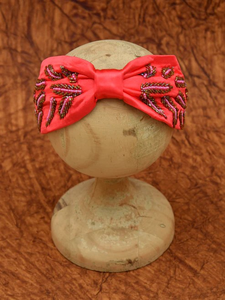 ที่คาดผมผูกโบว์ดอกไม้สุดคลาสสิกสุด2025หรูหราที่คาดผมสปาเพื่อความงามของเด็กผู้หญิงที่คาดผมแฟชั่นดีไซน์เนอร์ลายผึ้งเครื่องประดับผม - Product Image 4