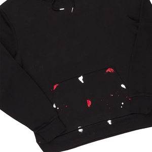 Chándal con estampado de algodón 100% personalizado para hombre, pantalón de chándal acampanado apilado, Conjunto de sudadera con capucha, pantalones de chándal tipo inferior - Product Image 5