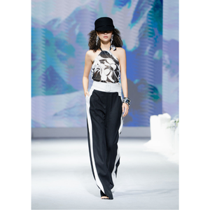 Falda DE MODA DE FÁBRICA DE Vietnam para mujer Black Bloom Hot Pick Enzo & Leo ropa elegante en Stock diseño de alta calidad - Product Image 1