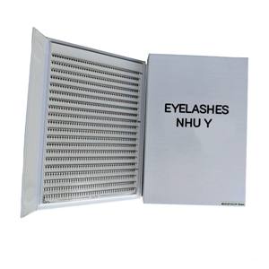 Plateau Promade XXL de haute qualité naturel fait à la main 40 lignes ventilateurs étroits 2D/20D boîte d'emballage de logo personnalisé extensions 4D faciles - Product Image 1