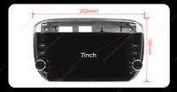 MEKEDE Android voiture multimédia stéréo GPS Navigation voiture-play unité principale pour 7 pouces Fiat Linea Punto EVO 2012-2015