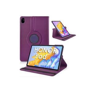 Étui en cuir artificiel violet rotatif à 360 degrés Netzy pour tablette Huawei Honor Pad X8 Pro 11,5 pouces, housses et étuis pour tablettes - Product Image 1