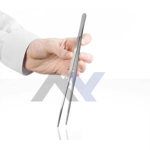 Pince à épiler multifonctionnelle en acier inoxydable de 18 pouces avec pointe dentelée, outil de pansement professionnel pour le pouce, instrument médical - Product Image 4