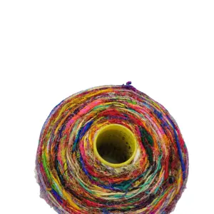 Sari silk yarn for knitting and carpets Yarn Natural Mulberry Raw Silk for Weaving Knitting tufting carpet & rugs art and craft