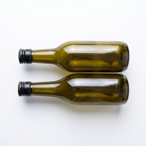 Topack Lebensmittelechter Manipulationssicherer PP Schwarzer Kunststoff-Schraubverschluss mit Innendichtung für Olivenöl Speiseöl Glasflasche - Product Image 1