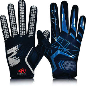 Gants de frappe de baseball respirants et écologiques avec fermeture à pression Couleurs et logo personnalisables Adulte droitier pour l'entraînement - Product Image 2