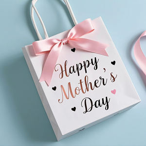 MT03 tas hadiah buket keluaran baru tas bunga antik kertas lipat sederhana portabel untuk Hari Ibu