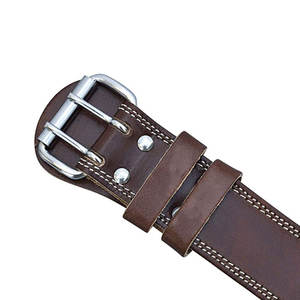 Cinturón de Levantamiento de Pesas de Cuero Vacuno de Alta Calidad para Gimnasio y Fitness, Personalizado, Premium, Protección Profesional, Antideslizante y Potente - Product Image 4