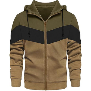 Sudadera con capucha de hombre de alta calidad personalizada del fabricante, nuevo diseño de moda, manga larga, cremallera, bordado de invierno de gran tamaño - Product Image 5