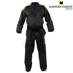 Uniformes de Taekwondo de qualité professionnelle 100% coton pur, ensembles de Kimono de Jiu Jitsu les plus vendus, service OEM de logo personnalisé, entraînement - Product Image 4