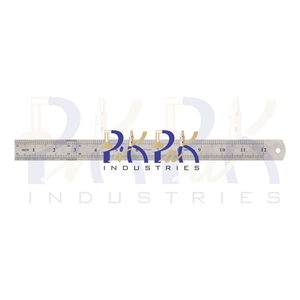 Regla de Acero PIK PAK TOOLS, Borde Recto, Doble Escala, 12 Pulgadas, Ancho de Línea de 1 mm, Herramienta de Medición de Precisión para Joyería y Manualidades - Product Image 2