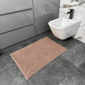 พรมห้องน้ำไมโครไฟเบอร์ลายสับปะรดโกโก้กันลื่นซักได้ 50x50 ซม. - Product Image 4