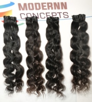 Vendeur bon marché Bodywave Couleur noire naturelle Remy 100% Extensions de cheveux humains vierges crus indiens non transformés