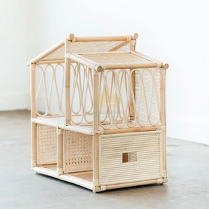 ตุ๊กตาไม้ไผ่ธรรมชาติ100% ตุ๊กตาผ้าแฟชั่นสไตล์ของเล่นนุ่มสำหรับบ้าน - Product Image 5