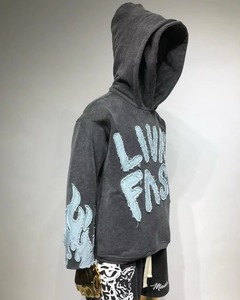 Restez au chaud avec le sweat à capuche d'hiver pour homme 100% coton avec un design cagoule et une fermeture éclair pour les jours froids Sweat à capuche à double capuche - Product Image 3