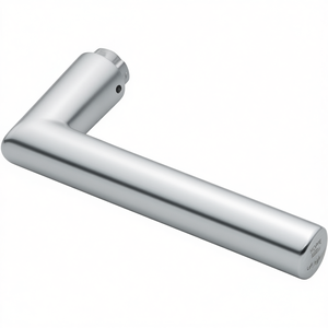 HOPPE Door Handle with 8mm Square Aluminium F1 Amsterdam 1400 Series Natural Colour DIN Left/Right <b>Hooks</b> & <b>Rails</b> Product - Product Image 3