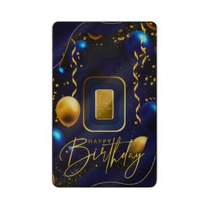 Confezione di sicurezza in plastica trasparente per lingotto d'oro da 1g della Mint ufficiale, con blister, regalo di <span class=keywords><strong>buon</strong></span> <span class=keywords><strong>compleanno</strong></span> (solo custodia vuota) - Product Image 1