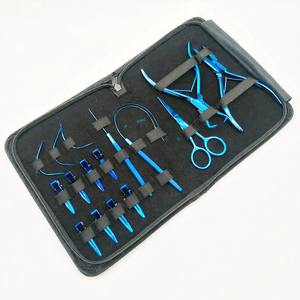 Kit d'extension capillaire durable de qualité supérieure avec 2 pinces, outils complets pour la pose manuelle et clips de sectionnement | Kits d'extensions de cheveux - Product Image 4