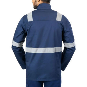 Veste de travail de chantier personnalisée 2026, vêtements de travail en plein air, veste de sécurité pour les travailleurs du bâtiment, vente en gros, multi-poches, veste de travail française - Product Image 5