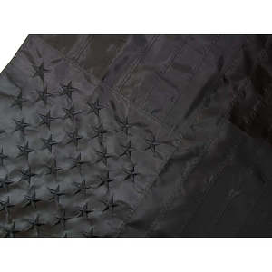 ธงชาติอเมริกันสีดำทั้งหมด - ธงชาติอเมริกันสีดำขนาด 3x5 ฟุต สำหรับใช้งานกลางแจ้ง ปักดาวอย่างดี ทนทาน ป้องกันแสงได้ดี ธงชาติสหรัฐอเมริกาแบบยุทธวิธี - Product Image 6