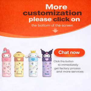 Borraccia Termica Kawaii per Bambini 350ml Senza BPA Ecologica Tazza da Viaggio Pochacco <span class=keywords><strong>Hello</strong></span> Kitty Kuromi Melody Pompompurin - Product Image 6