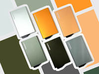 Portefeuille pour cartes de crédit CardHoda en aluminium fin, 8 mm d'épaisseur, 30 g, léger, blocage RFID, fermeture à 3 clips, plusieurs options de couleurs
