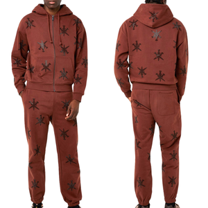 Oferta Especial: Conjuntos Deportivos con Pedrería para Adultos, Cómodos, Elegantes, de la Más Alta Calidad, Ecológicos, Transpirables y Ligeros, Estilo Hip Hop - Product Image 3