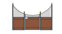Écurie de cheval spacieuse de qualité supérieure avec panneaux de bois et clôture en métal durable Ample éclairage État neuf