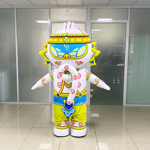 Costumes de mascotte gonflables personnalisés Aero Interactive personnage de dessin animé entièrement couvrir le costume de marche <span class=keywords><strong>gonflable</strong></span> moche - Product Image 6