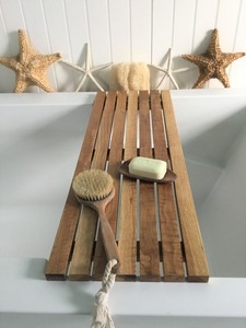 ถาดหลอดอาบน้ำทำจากไม้ทรงรีแบบใหม่ - Product Image 3