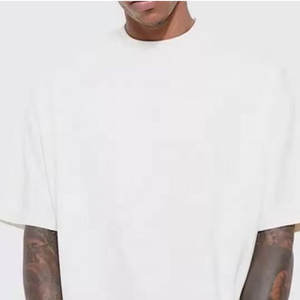 Camiseta cuadrada para hombre 100% algodón cuello redondo y manga corta de talla grande disponible en diferentes colores tejido de punto microfibra - Product Image 5