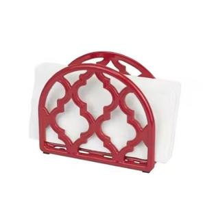 Porte-serviettes avec logo personnalisé en différentes finitions mates et design décoratif pour les tables disponibles en basse quantité minimale de commande - Product Image 1