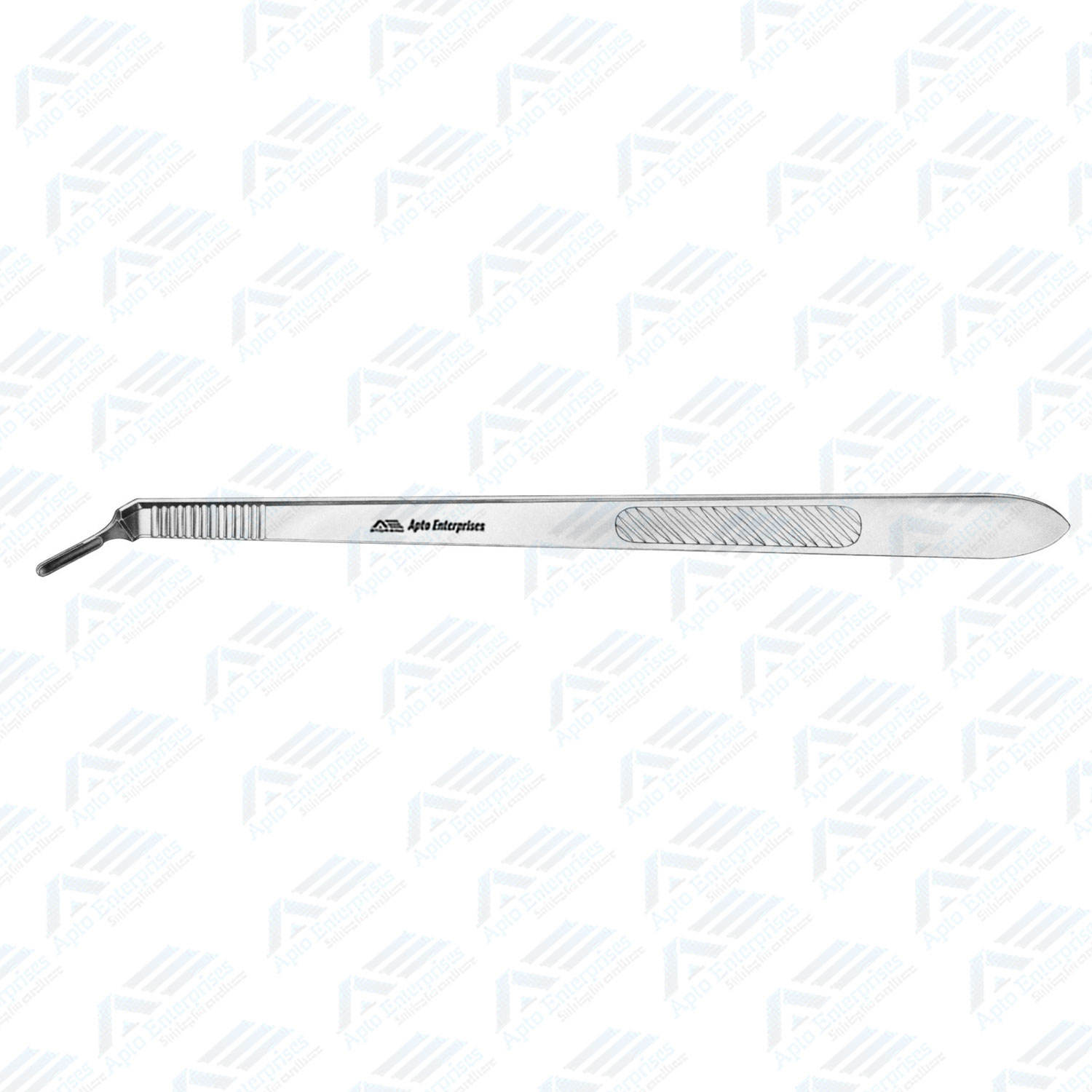 Scalpel Handle long angled