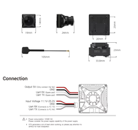 Walksnail Avatar GT Kit 2W Sistem FPV Digital HD Berdaya Tinggi dengan Kamera Sony Starvis II untuk Penerima Video FPV Drone Jarak Jauh