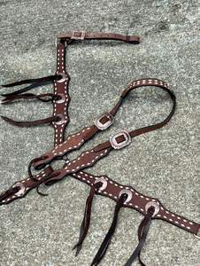 Ensemble d'accessoires en cuir occidental durable fait à la main de qualité exportée, parfait pour l'équitation et l'entraînement pour l'approvisionnement mondial - Product Image 4