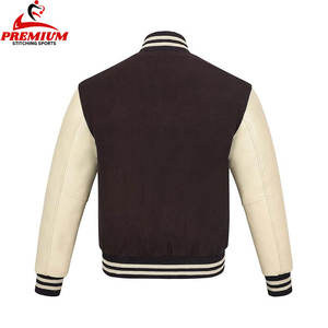 แจ็กเก็ตทีมเบสบอลของผู้ชายเสื้อกีฬาแจ็คเก็ตทีมเบสบอลหลากสีดีไซน์ใหม่ล่าสุดแบบลำลองของ2025 - Product Image 2