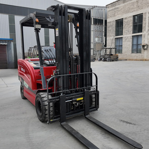 Truk Forklift Listrik 3 Ton Baterai Lithium Peralatan Penanganan Material Gudang Tinggi Angkat 3M Motor AC Pabrik Bersertifikasi CE ISO - Product Image 4