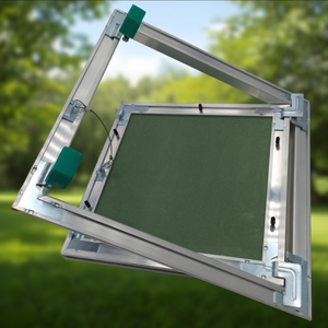 Promofix Maxima Alu/Hydro Plate 15mm Sportello con Apertura/Chiusura a Scatto 400X400 Box - Product Image 3