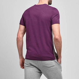 T-shirts grande taille pour hommes de haute qualité Logo personnalisable toile respirante vêtements d'été avec col rond en gros - Product Image 4