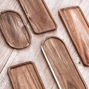 Wholesale Rectangle Wooden Dish and Plate for Serving Snack Appetizer Nuts Acacia <b>Wood</b> Tray Set from India <b>wood</b> <b>crafts</b> sale - Product Image 1