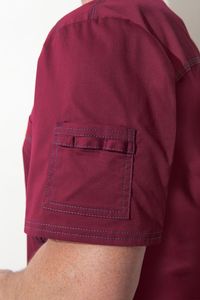 Blouse médicale OEM pour hôpitaux, vêtements d'hôpital pour médecins, unisexe, en tissu polyester et toile, détection d'aiguilles, blouses personnalisées - Product Image 2